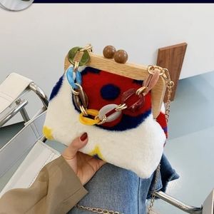 Plush Tie Dye Satchel